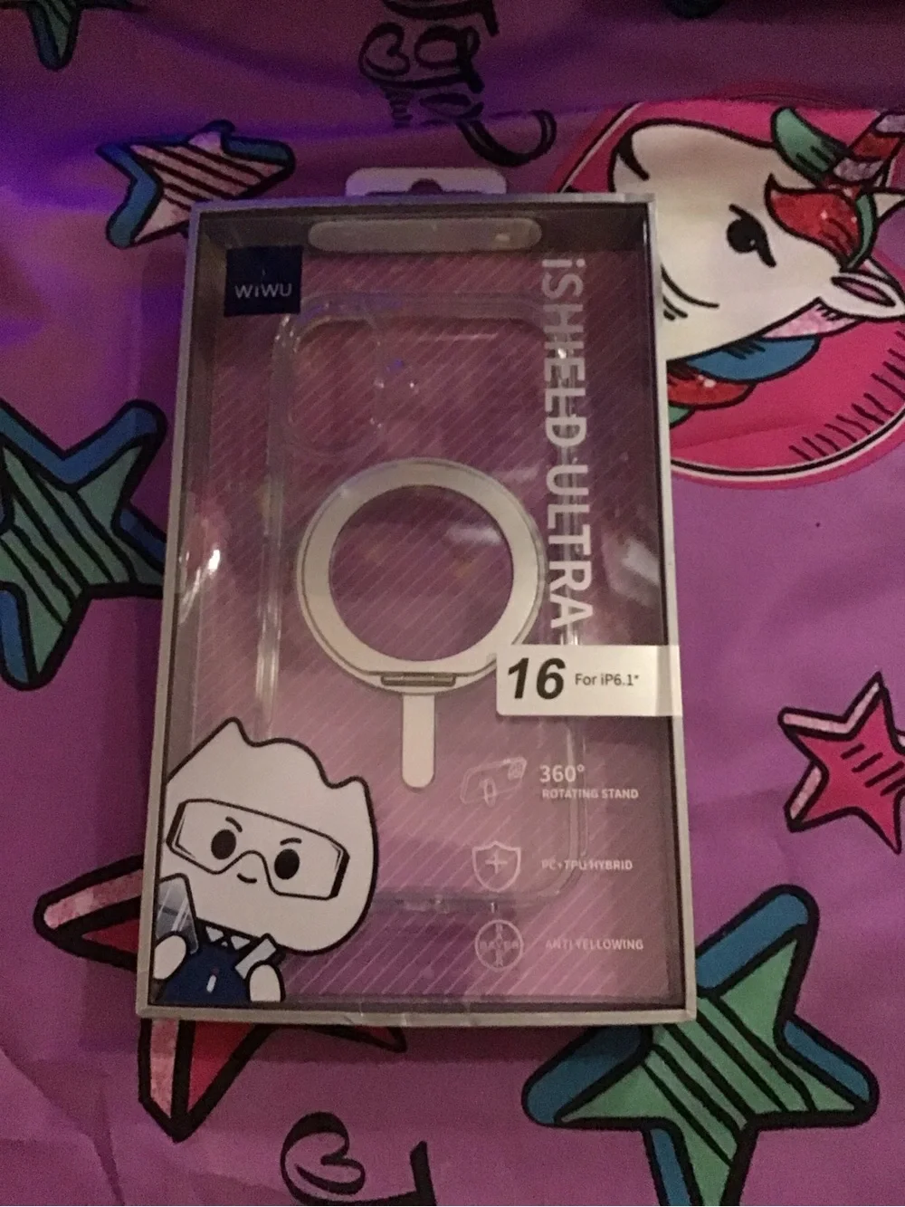 Purple Clear Magnetic Ring-Stand iPhone Case (16)
